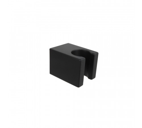 Держатель для ручного душа AQUATEK, матовый черный AQ2400MB