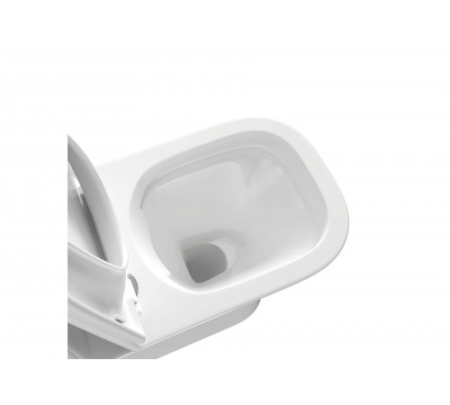 Унитаз напольный, безободковый Aquatek Optima Square 650x340x790