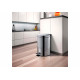 Корзина для мусора с педалью, 8л AQUATEK, полир. хром AQ4992CR