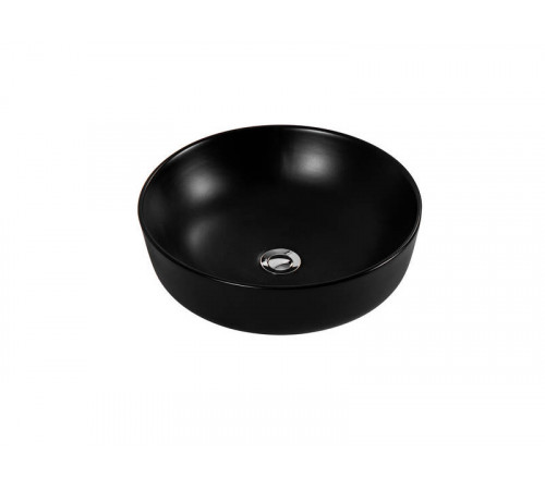 Раковина накладная Aquatek ЕВРОПА AQ5558-MB для установки на столешницу 415*415*135мм, цвет черный матовый