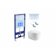 Set AQUATEK АЛЬТАИР (рама AQUATEK Standard INS-0000012 с звукоиз.прокладкой + крепеж KKI-0000002 + кнопка KDI-0000009 + унитаз АЛЬТАИР AQ1980-00 с крышкой-сиденьем soft-close)
