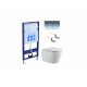 Set AQUATEK ВЕГА (рама AQUATEK Standard INS-0000012 с звукоиз.прокладкой + крепеж KKI-0000002 + кнопка KDI-0000010 + унитаз ВЕГА AQ1905-00 с крышкой-сиденьем soft-close)