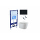 Set AQUATEK ВЕГА (рама AQUATEK Standard INS-0000012 с звукоиз.прокладкой + крепеж KKI-0000002 + кнопка KDI-0000012 + унитаз ВЕГА AQ1905-00 с крышкой-сиденьем soft-close)