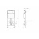 SET AQUATEK ВЕГА T PNS002 (рама AQUATEK INSP-0000001 с клавишей PNS-0000002 и крепежом KKI-0000002 + унитаз-компакт AQ1904T-00 TORNADO)