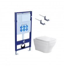 SET AQUATEK АМАДЕО KKI2 (рама AQUATEK Standard INS-0000012 + крепеж KKI-0000002 + унитаз АМАДЕО AQ1163-00 с тонким сиденьем soft-close)