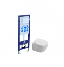 SET AQUATEK СИРИУС (рама AQUATEK Standard INS-0000017 + унитаз AQ1582T-00 СИРИУС TORNADO с тонким сиденьем soft-close)
