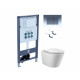 SET AQUATEK ВЕГА T PNS002 (рама AQUATEK INSP-0000001 с клавишей PNS-0000002 и крепежом KKI-0000002 + унитаз-компакт AQ1904T-00 TORNADO)