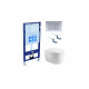 Set AQUATEK АЛЬТАИР (рама AQUATEK Standard INS-0000012 с звукоиз.прокладкой + крепеж KKI-0000002 + кнопка KDI-0000011 + унитаз АЛЬТАИР AQ1980-00 с крышкой-сиденьем soft-close)
