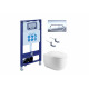 SET AQUATEK АЛЬТАИР cm-043 4в1 (рама AQUATEK INS-0000025 + крепление KKI-0000002 + кнопка KDI-0000043 + унитаз AQ1980-00 + тонкое сиденье soft-close)