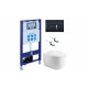 SET AQUATEK АЛЬТАИР cm-045 4в1 (рама AQUATEK INS-0000025 + крепление KKI-0000002 + кнопка KDI-0000045 + унитаз AQ1980-00 + тонкое сиденье soft-close)