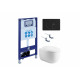 SET AQUATEK АЛЬТАИР cm-069 4в1 (рама AQUATEK INS-0000025 + крепление KKI-0000002 + кнопка KDI-0000069 + унитаз AQ1980-00 + тонкое сиденье soft-close)