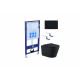 Set AQUATEK ВЕГА (рама AQUATEK Standard INS-0000012 с звукоиз.прокладкой + крепеж KKI-0000002 + кнопка KDI-0000012 + унитаз ВЕГА AQ1905-MB с крышкой-сиденьем)