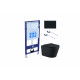 Set AQUATEK ВЕГА (рама AQUATEK Standard INS-0000012 с звукоиз.прокладкой + крепеж KKI-0000001 + кнопка KDI-0000017 + унитаз ВЕГА AQ1905-MB с крышкой-сиденьем)