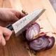 Нож кухонный «Нара» односторонняя заточк сталь нерж.,дерево ,L=285/150,B=49мм металлич.,тем.дерево