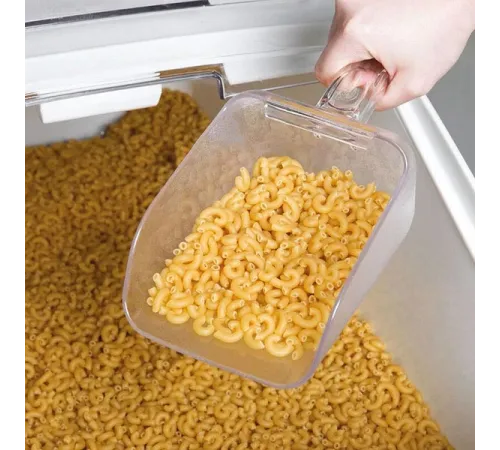 Контейнер для хранения сыпучих продуктов на колесах полипроп. 116л ,H=71,L=75,5,B=45,5см белый