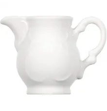 Молочник «Моцарт» фарфор 300мл D=63,H=110,L=125мм белый