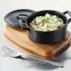 Крышка «Бель Кузин» фарфор D=11,H=3см черный