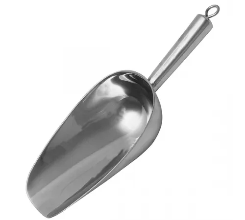 Совок для льда сталь нерж. 0,7л ,L=28,B=10,5см серебрист.
