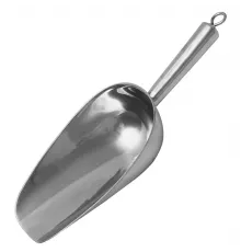 Совок для льда сталь нерж. 1,1л ,L=28,5,B=15см серебрист.