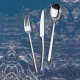 Нож столовый «Аляска» сталь нерж. ,L=225/100,B=3мм металлич.