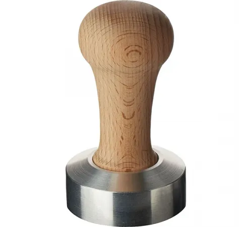 Темпер для кофе алюмин.,дерево D=57,H=95мм св.корич.