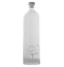 Бутылка «H2O» с пробкой стекло 1,5л D=9,H=32см