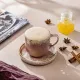 Чашка чайная «Пион» фарфор 350мл D=9,H=8см розов.