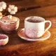 Чашка чайная «Пион» фарфор 350мл D=9,H=8см розов.