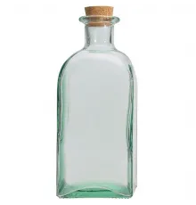 Бутылка с пробкой стекло 1л ,H=230,L=83,B=83мм