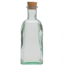 Бутылка с пробкой стекло 0,5л ,H=20,L=7,B=7см