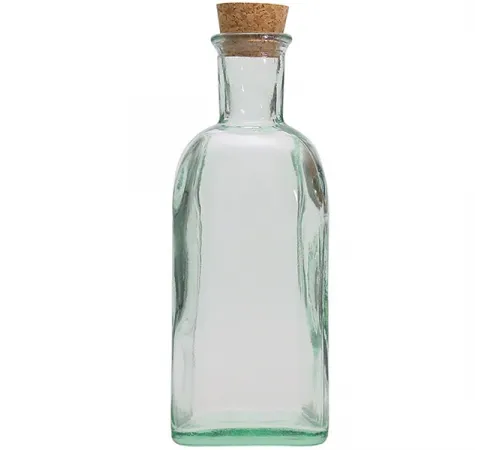 Бутылка с пробкой стекло 0,5л ,H=20,L=7,B=7см