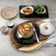 Блюдо «Крафт Лакрица» прямоугольное фарфор ,L=27,B=16,5см черный