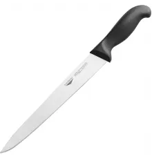 Нож для нарезки мяса сталь нерж.,пластик ,L=435/300,B=30мм черный,металлич.