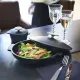 Кастрюля для запекания «Революшн» с крышкой керамика 0,8л D=22,3,H=10см черный