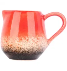 Молочник «Агат» фарфор 90мл D=40,H=60,L=85,B=40мм красный