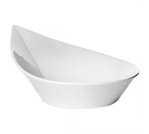 Салатник «Кунстверк» фарфор 1,3л ,H=55,L=233,B=290мм белый