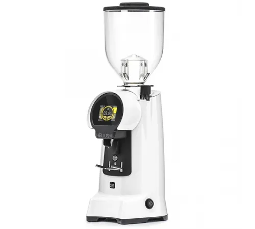 Кофемолка «Eureka Helios 65» (на 1,2 кг кофе) алюм.литой ,H=60,L=25,B=22см 280вт белый,прозр.