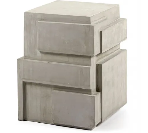 Столик стеклопласт.,полирезина ,H=45,L=35,B=35см