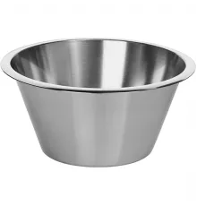 Миска сталь нерж. 2л D=22,H=12см металлич.