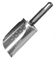 Совок для льда перфорированный сталь нерж. ,L=260,B=75мм серебрист.