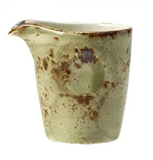 Молочник «Крафт Грин» фарфор 85мл D=58,H=72,L=75мм зелен.