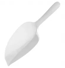 Совок для муки мерный полипроп. 125мл ,L=187/65мм белый