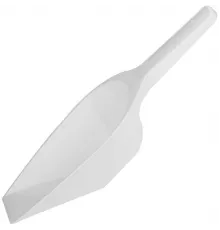 Совок для муки полипроп. 0,5л ,H=5,L=31,B=12см белый