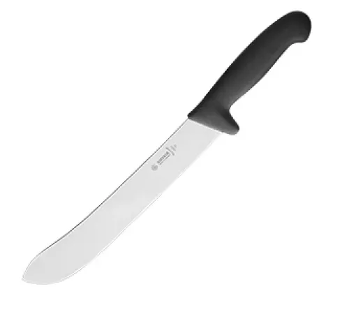 Нож для нарезки мяса ,L=425/295,B=35мм черный,металлич.