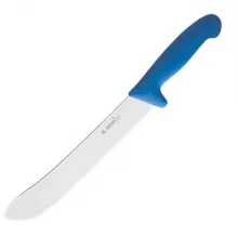 Нож для нарезки мяса сталь нерж.,пластик ,L=425/295,B=35мм синий