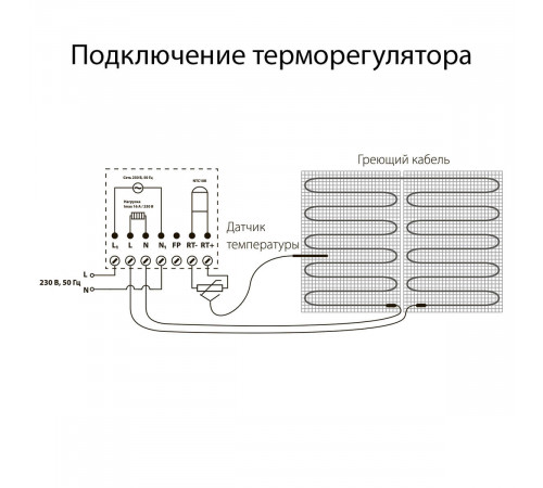Терморегулятор электромеханический для теплого пола W1151108 4690389156830