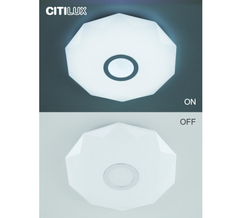Потолочная люстра Citilux Диамант Смарт CL713A30G