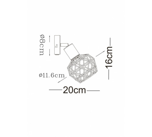Спот Arte Lamp A6141AP-1WH