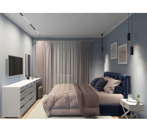 Трековый светодиодный светильник Denkirs DK8005-BK