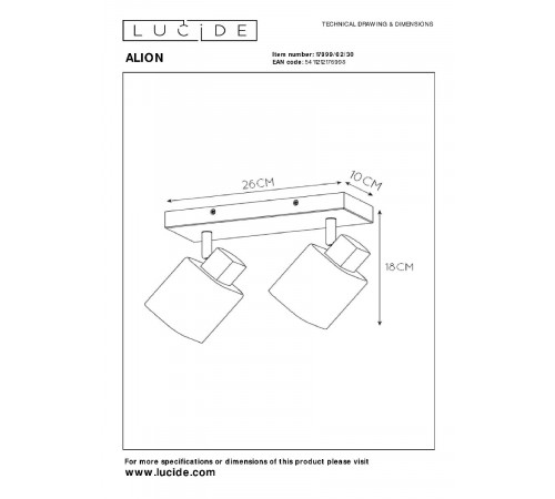Спот Lucide Alion 17999/02/30